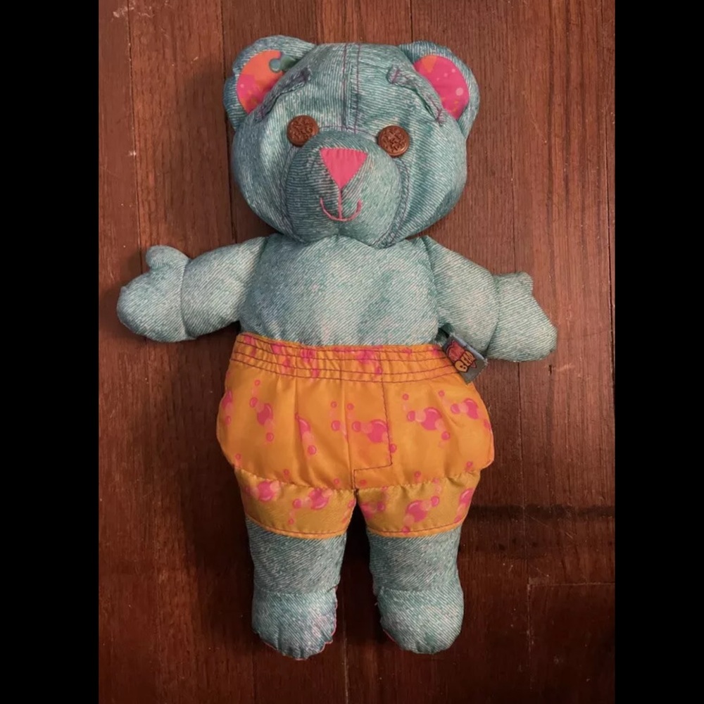 🌼(3 for $15) Vintage 1990 Tyco Splash Time Doodle Bear